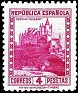 Spain 1938 Monuments 4 PTS Pinkish Lilac Edifil 771. España 771. Uploaded by susofe